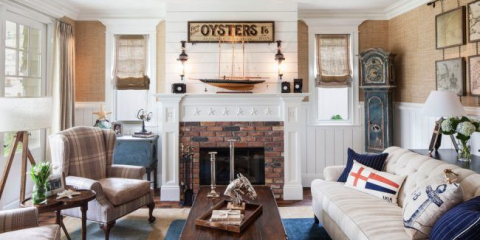 Námořní styl v interiéru (100+ fotografických nápadů): jak vytvořit svěží a výstižný design v duchu hemingwaye